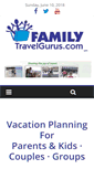 Mobile Screenshot of familytravelgurus.com